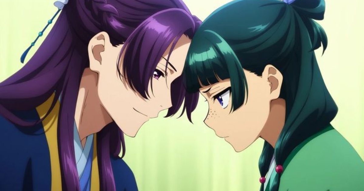 When does Maomao find out about Jinshi in the anime?